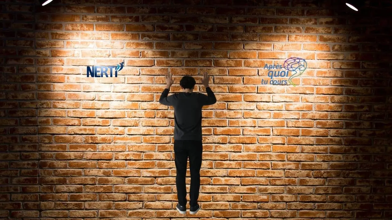 Personne face à un mur qui se sent coincée